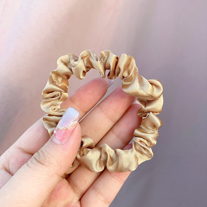 Wholesale Solid Color Fabric Large Intestine Hair Tie